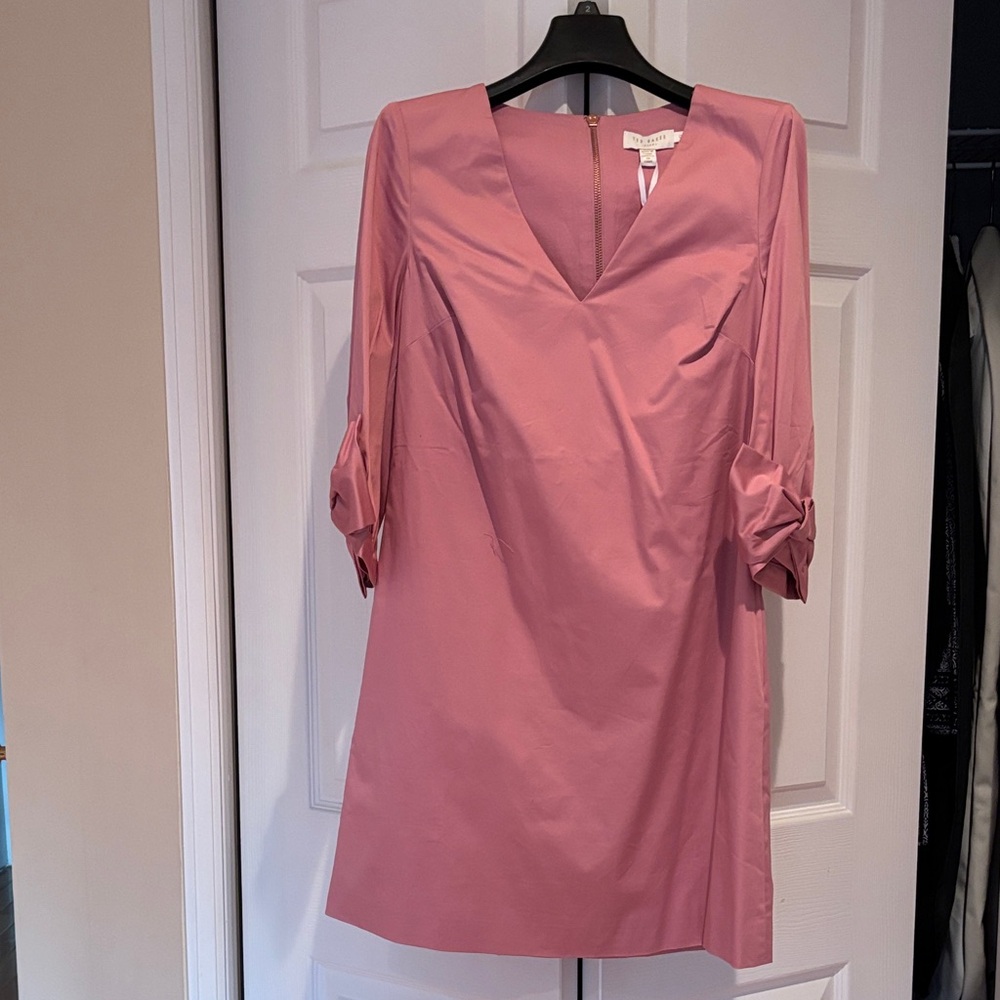 Ted Baker Pink Long Sleeve Dress